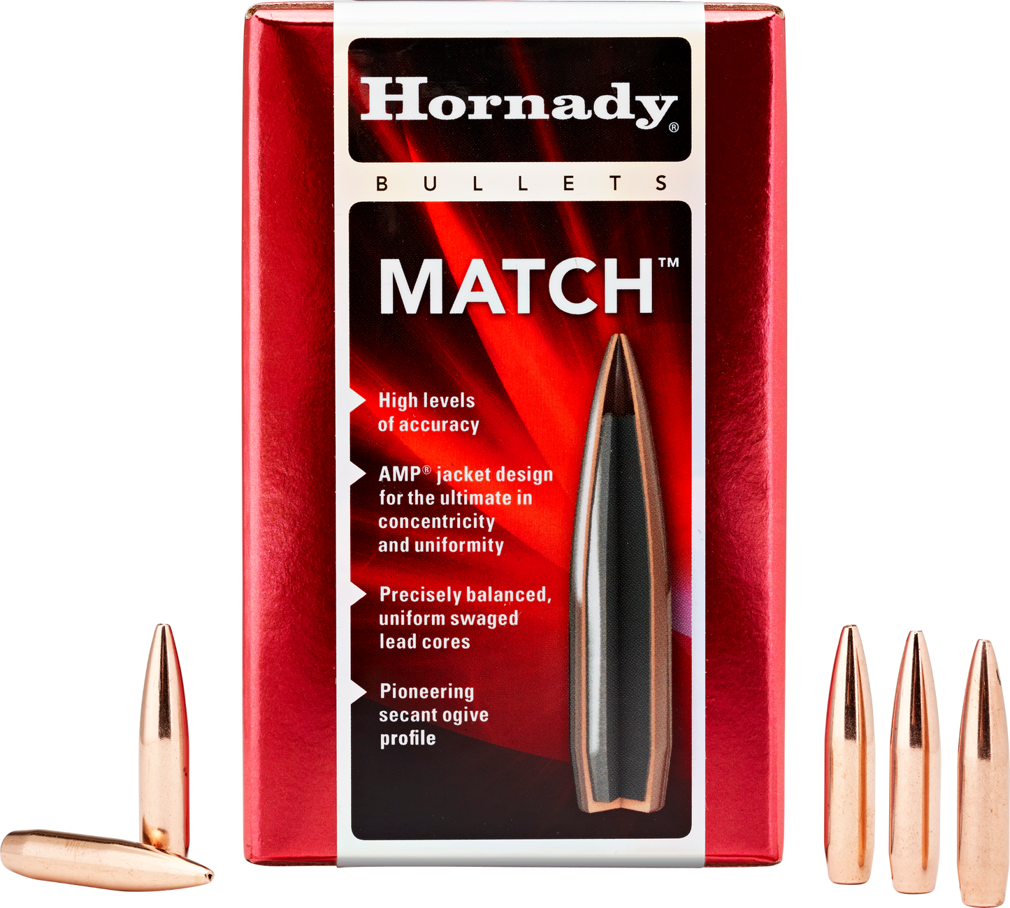 Hornady Match, Horn 30501 Bull .308 168 Bthp 100/15