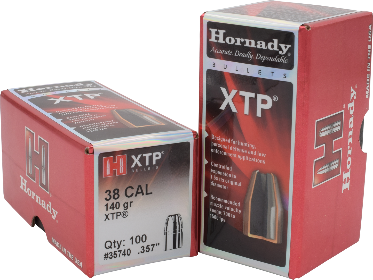 Hornady Xtp, Horn 35740 Bull .357 140 Hpxtp 100/25