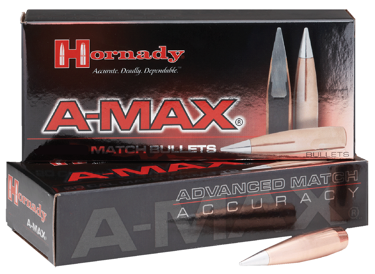 Hornady A-max, Horn 30502 Bull .308 168 Amax 100/15