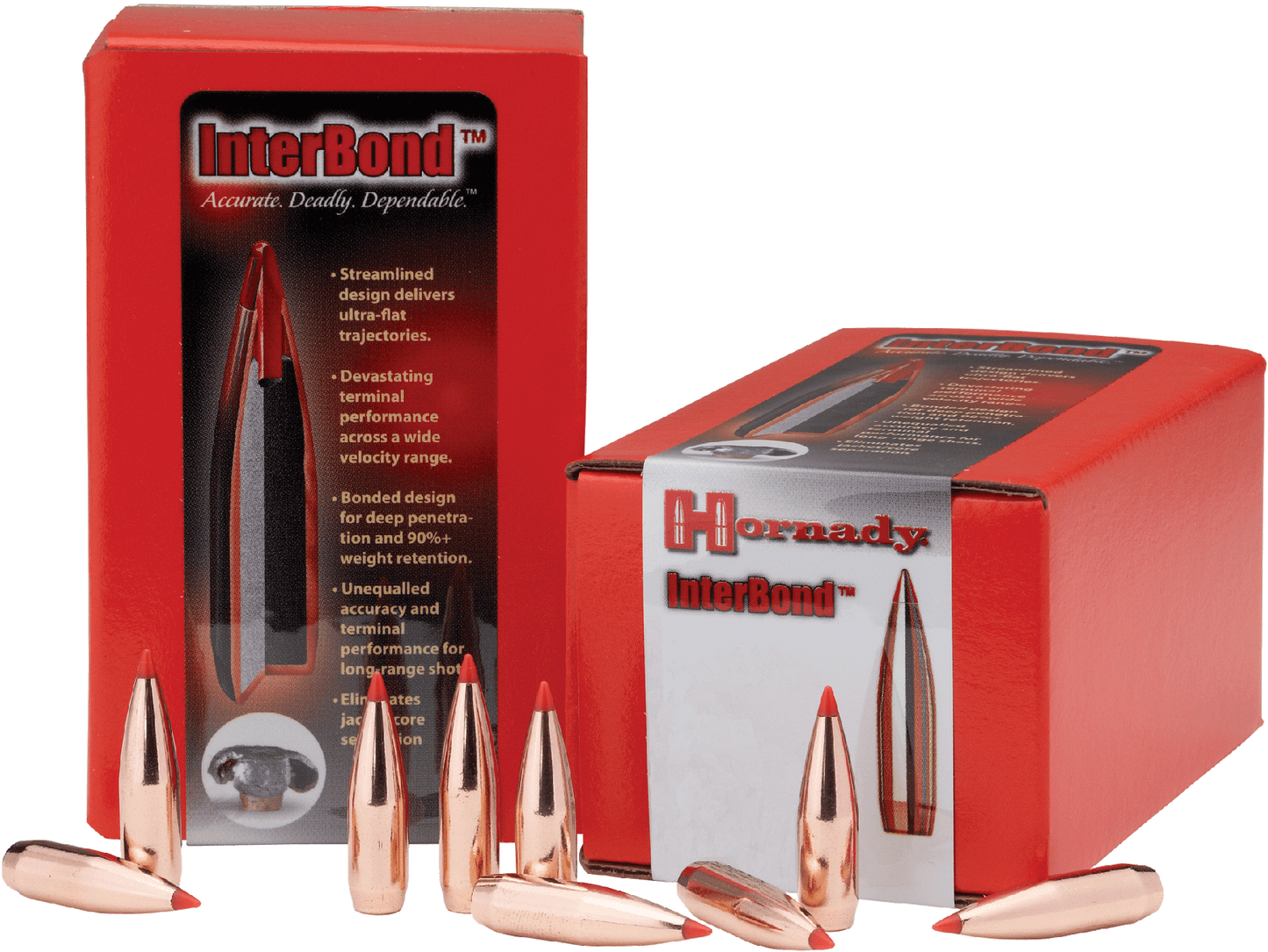 Hornady Interbond, Horn 28309 Bull .284 154 Ib 100/15