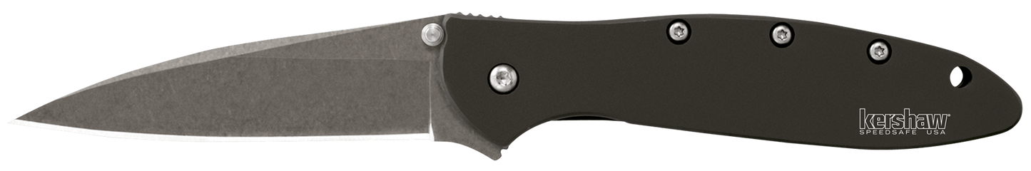 Kershaw Leek, Ker 1660swblk Leek Black/stonewash