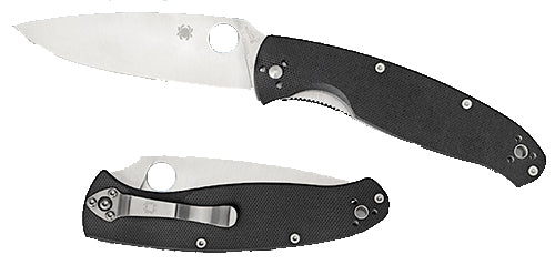 Spyderco Resilience, Spy C142gp Resilence G10 Black Pln