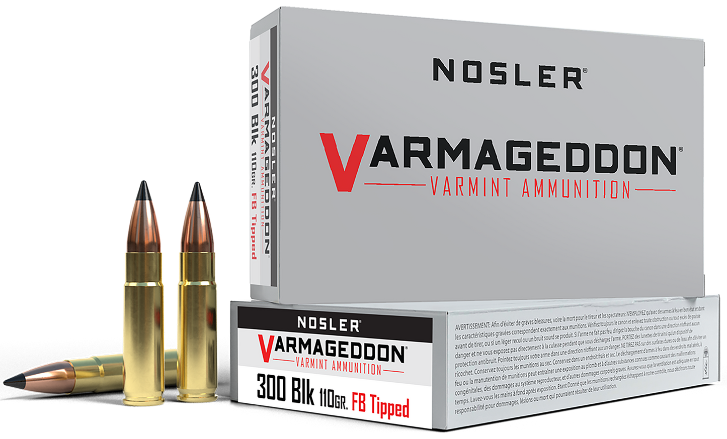 Nosler Varmageddon, Nos 40127 300bo 110 Fbt 20/20
