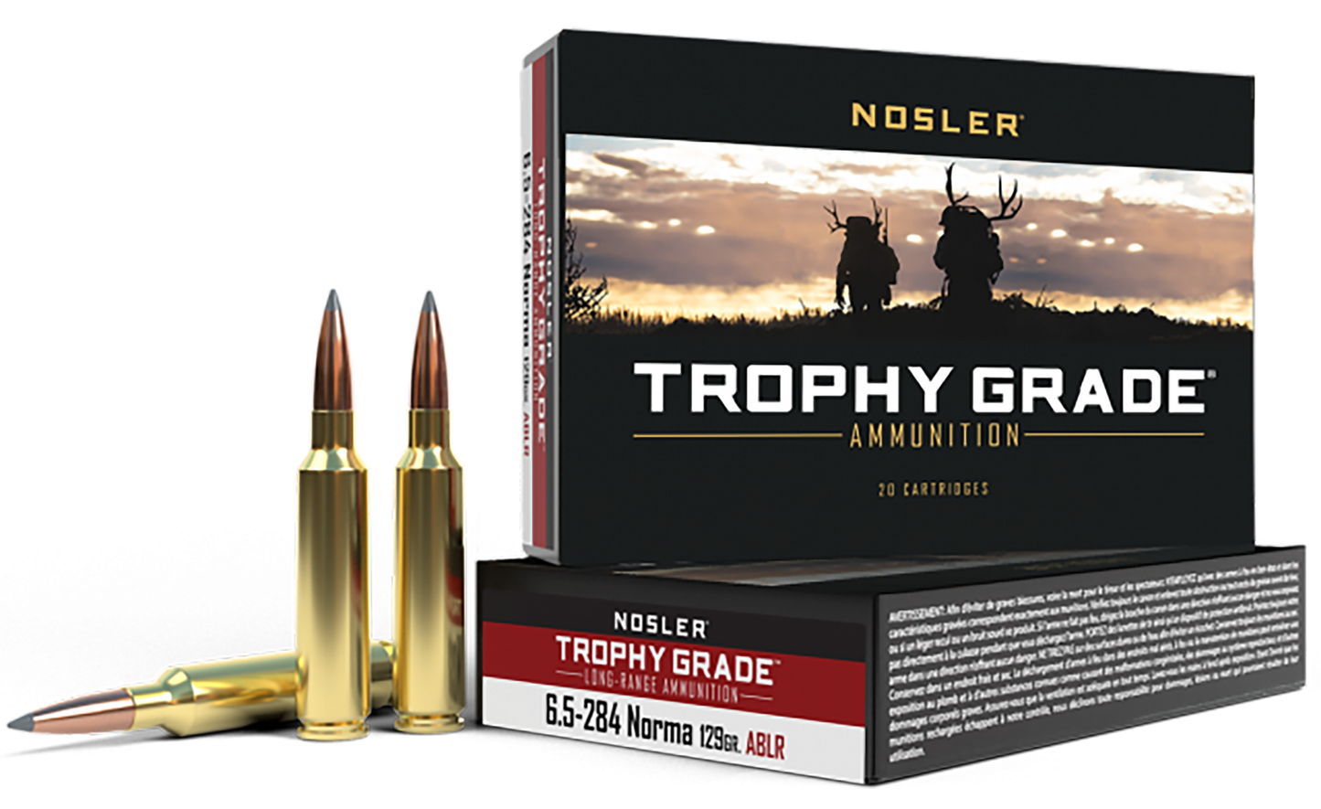 Nosler Trophy Grade, Nos 60128 6.5/284nor 129 Ablr 20/10