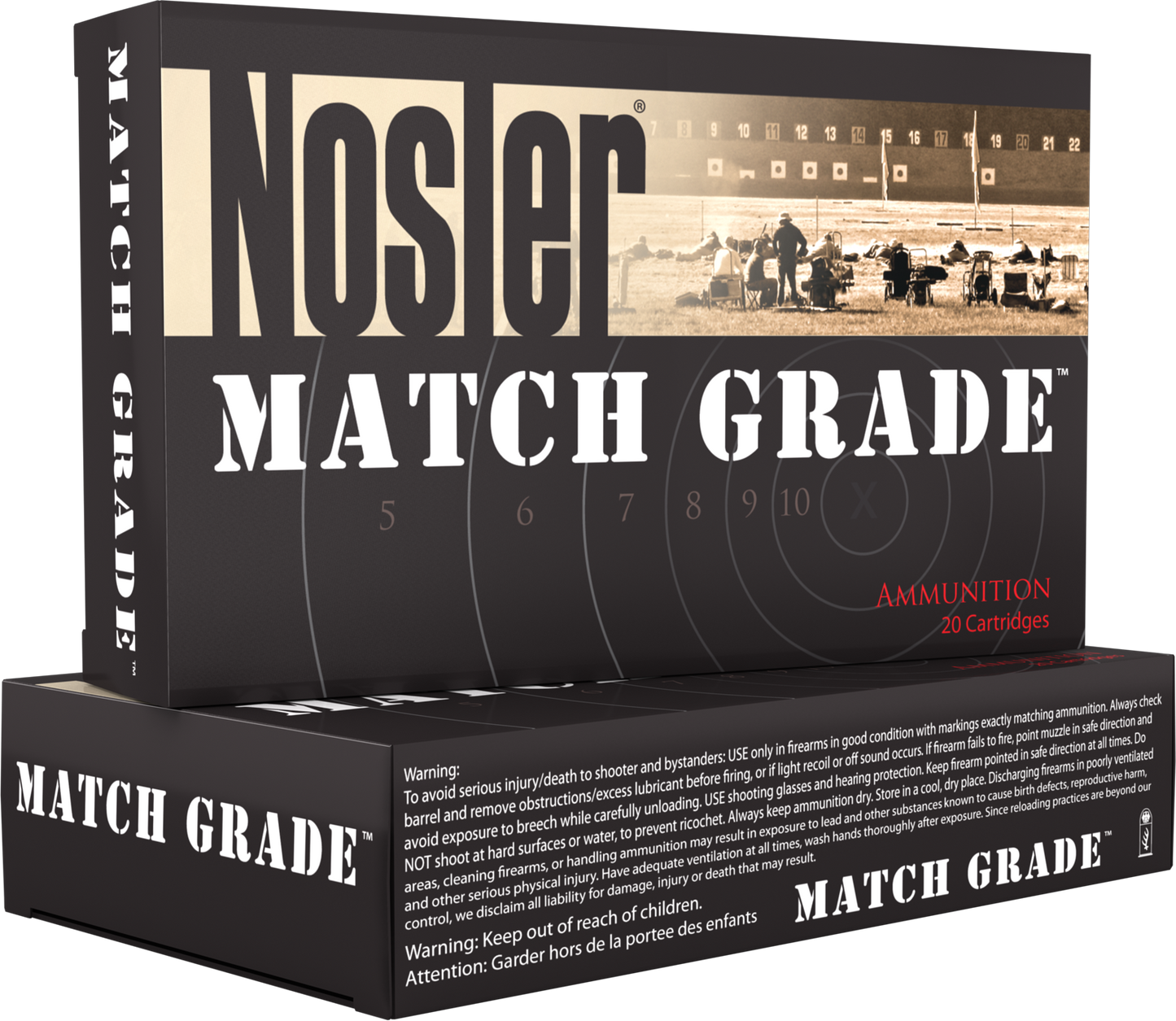 Nosler Match Grade, Nos 44166 Cc 6.5/284nor 140 Hp 20/10