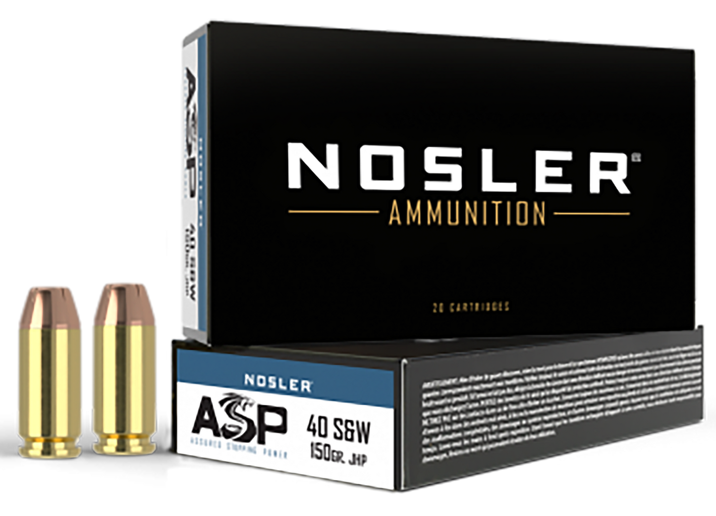 Nosler Assured Stopping Power, Nos 51181 Match Hg 40s 150 Jhp 50/10