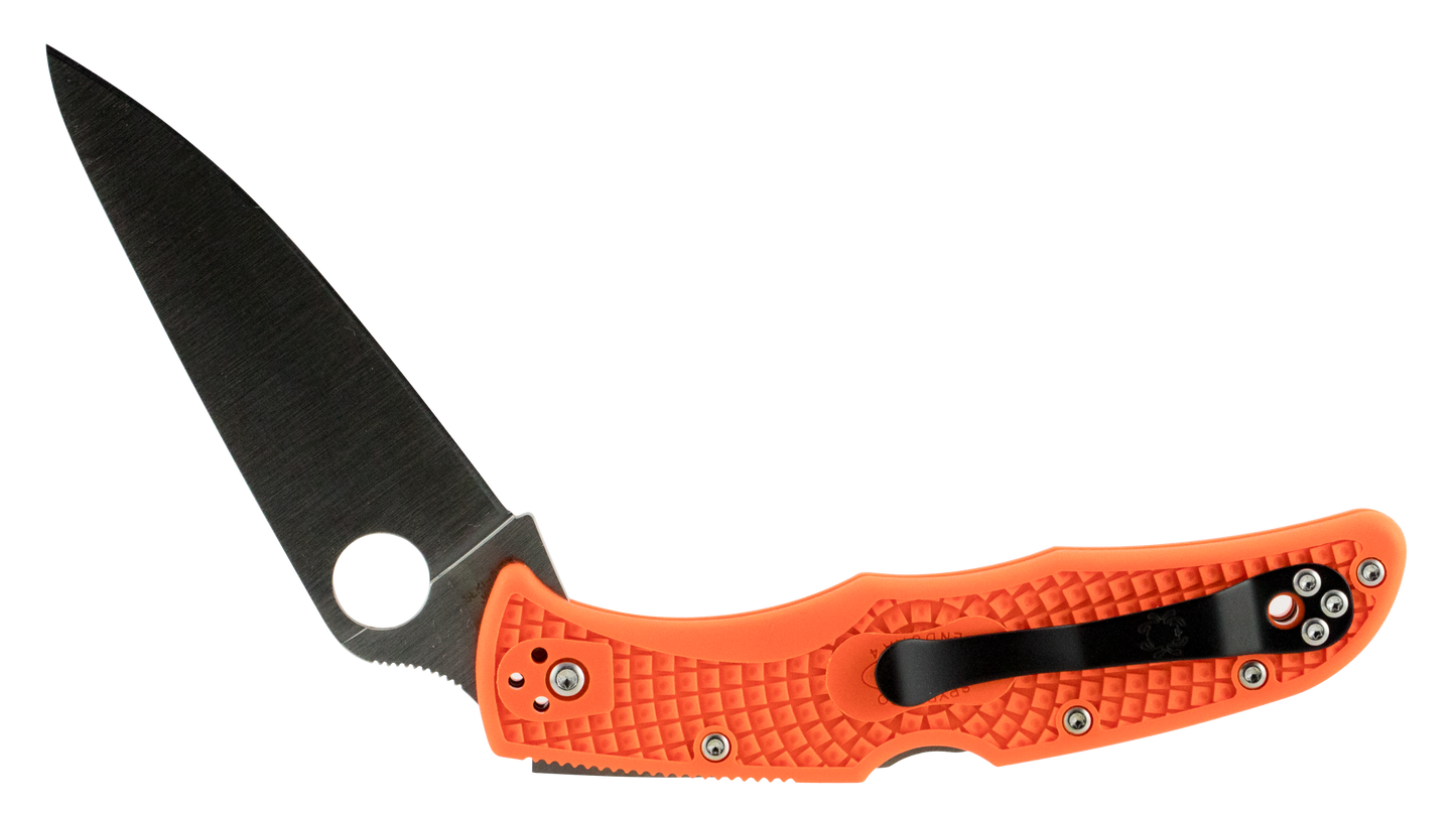 Spyderco Endura 4, Spy C10fpor Endura 4 Lwt Orange Pln