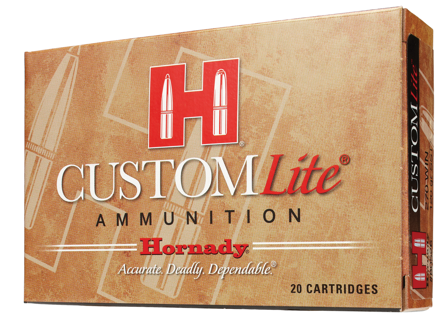 Hornady Custom Lite, Horn 80466 Cust Lite 243win 87 Sst 20/10