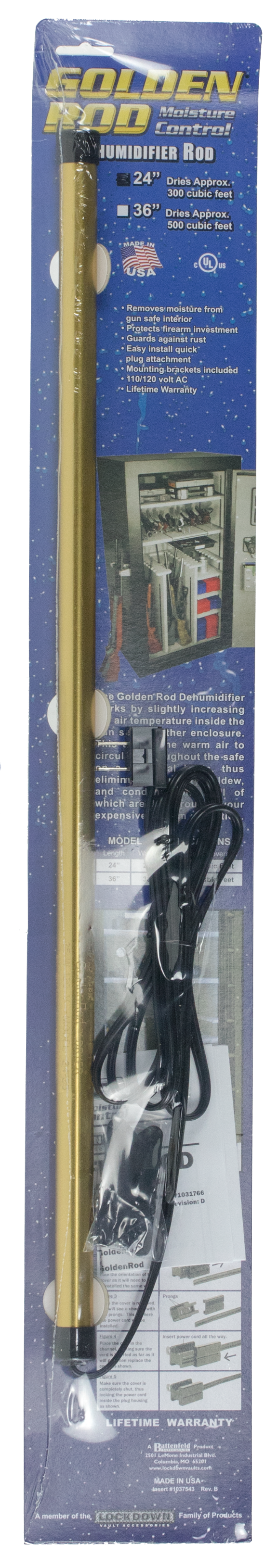 Golden Rod Golden Rod, Lockdown 725741 Goldenrod 24in Dehumidifier