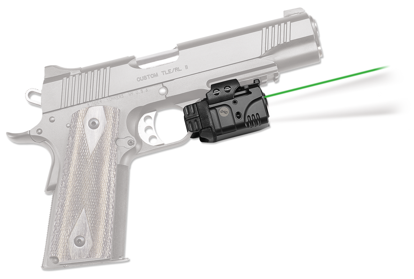 Crimson Trace Rail Master Pro, Crim Cmr204 Rail Master Led/green Lasr