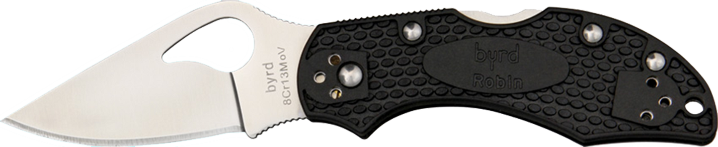 Spyderco Byrd, Spy By10pbk2   Byrd Robin Lwt Bk Frn Pln