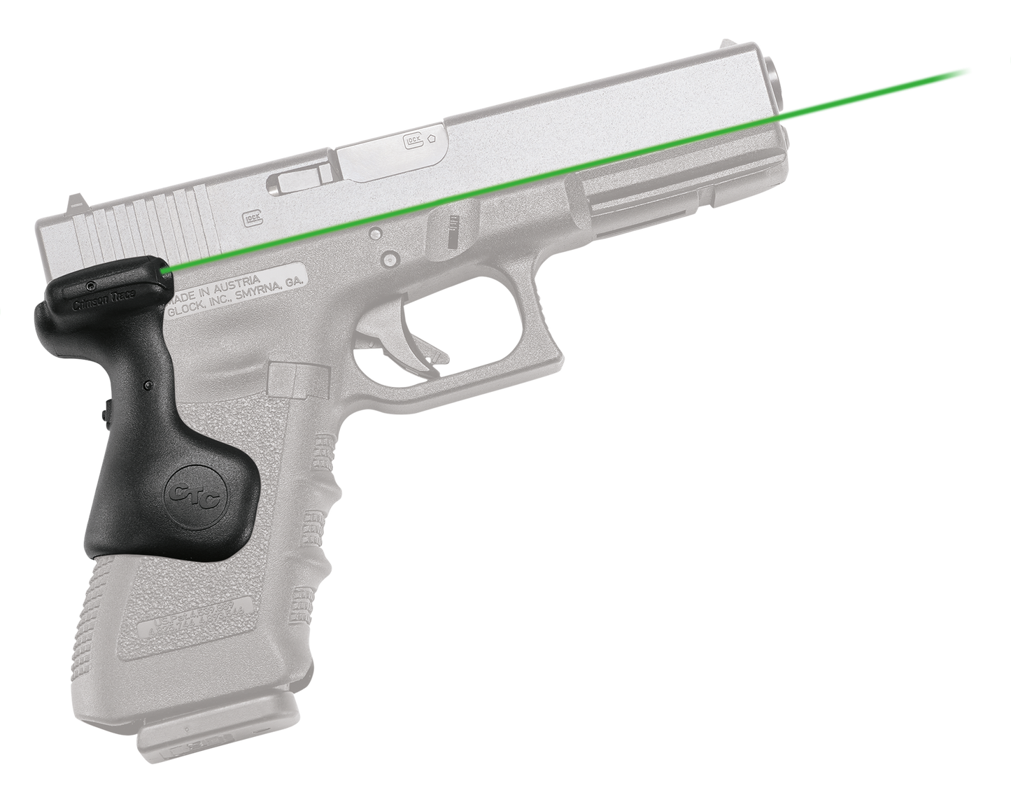 Crimson Trace Lasergrips, Crim Lg637g Lasergrips Glk G3 17/22 Green