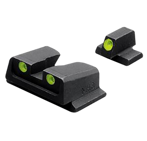 Mepro Usa Llc Mepro Tru-dot Fixed Sights, Mepro 117663101 Trudot Sw Mp F/s &cmpt Grn/grn