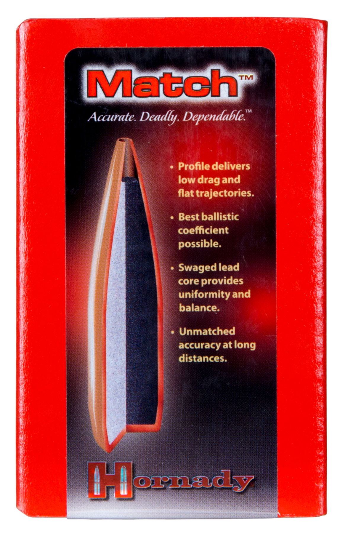 Hornady Match, Horn 3039 Bull .308 155 Bthp Match 100/15