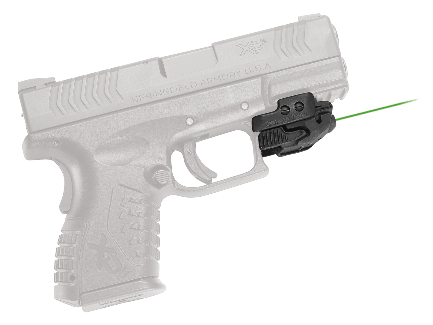 Crimson Trace Rail Master, Crim Cmr206 Rail Master Univ Rail Green