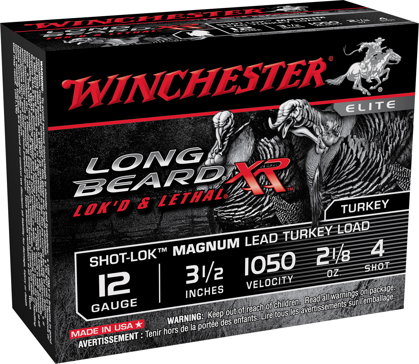 Winchester Ammo Long Beard Xr, Win Stlb12lm4 Longbeard 3.5 21-8 10-10