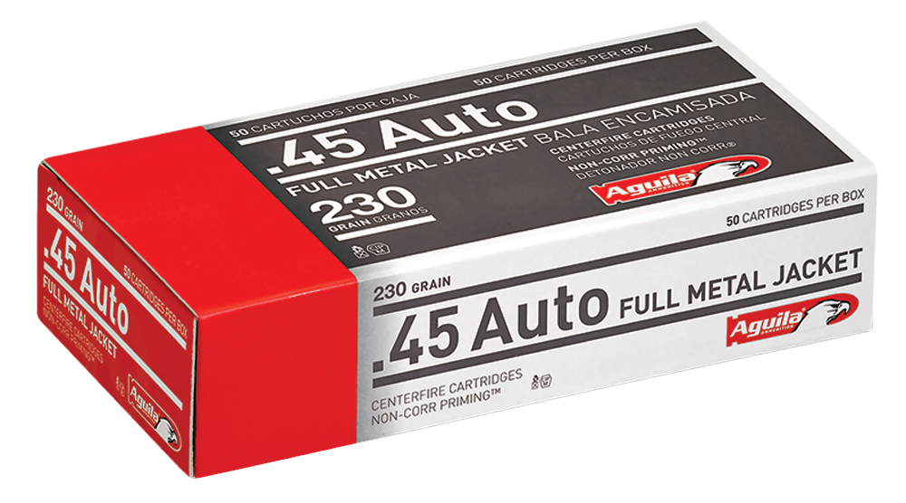 Aguila Target & Range, Aguila 1e452110 45 230 Fmj 50-20