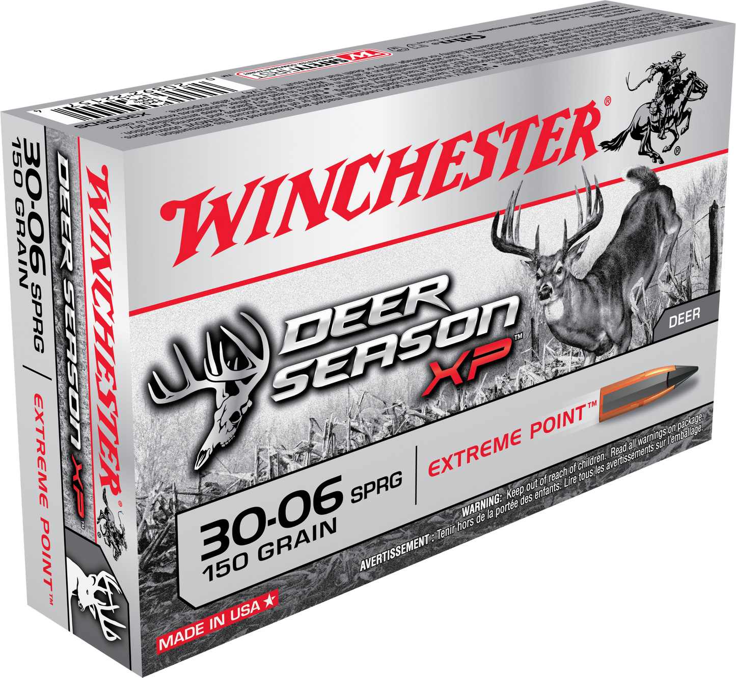 Winchester Ammo Deer Season Xp, Win X3006ds 3006 150ep Deer 20/10