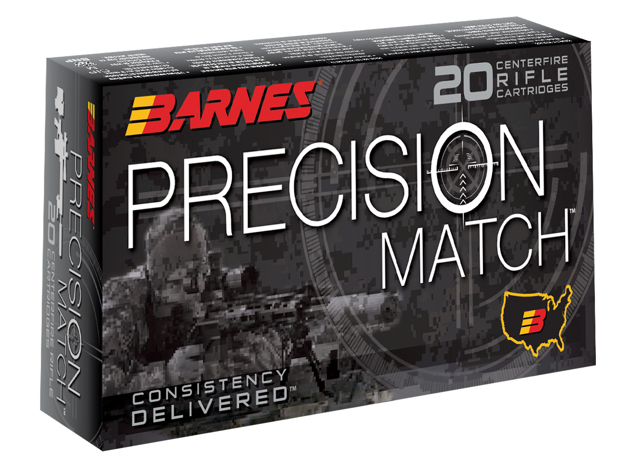 Barnes Bullets Precision Match, Brns 30818 Bb308wm1 308 175 Omtbt 20/10