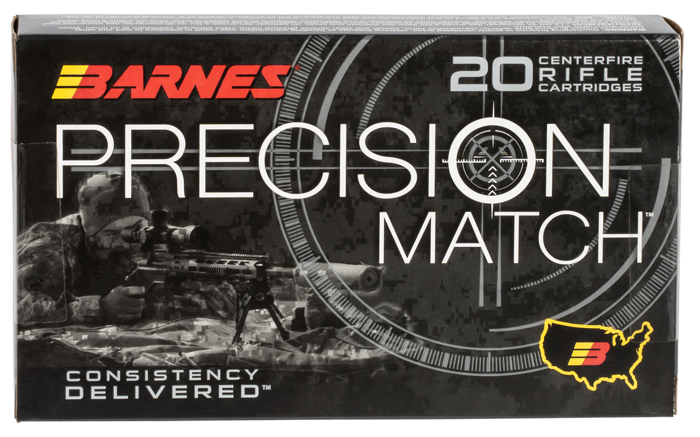 Barnes Bullets Precision Match, Brns 30740 Bb300wmm1 300 220 Omtbt 20/10