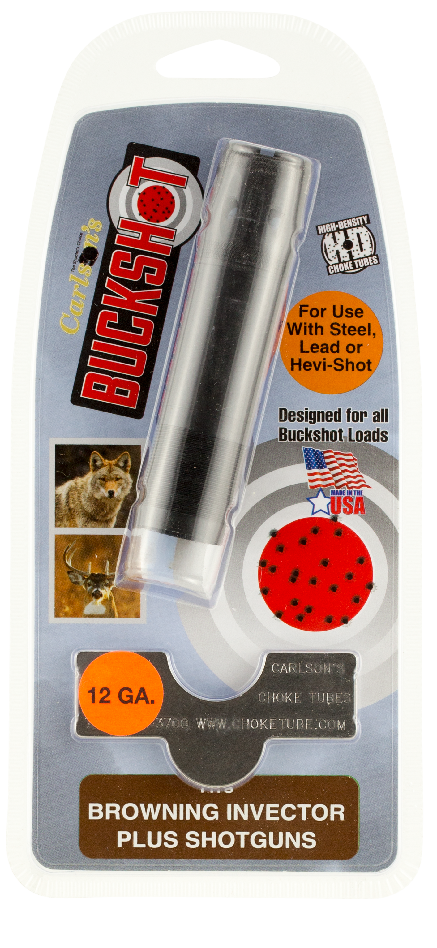 Carlsons Buckshot, Carl 18899 Ported Buckshot 12 Brn Inv+