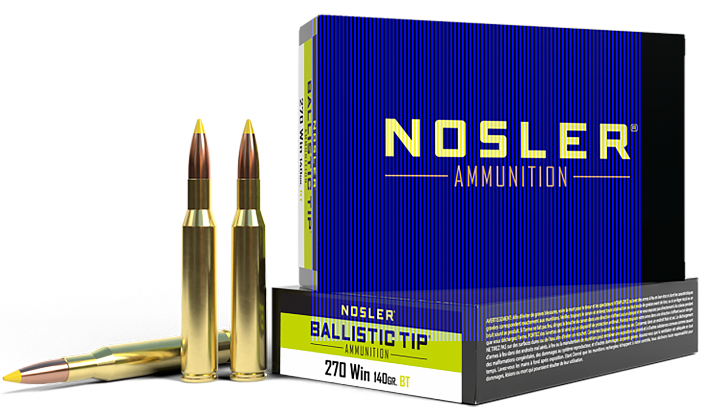 Nosler Ballistic Tip, Nos 40055 Trophy 270 140 Bt 20/10