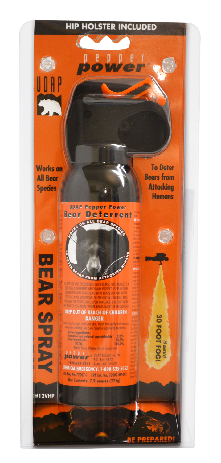 Udap Bear Spray, Udap 12vhp Orange Bear Spray 225g