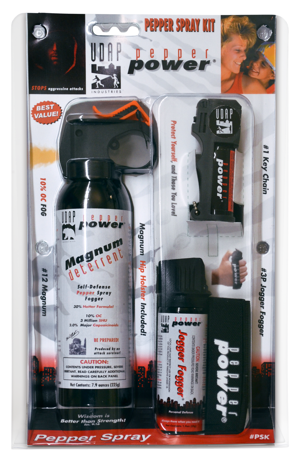 Udap Pepper Spray, Udap Psk Pepper Sray Kit 3pc