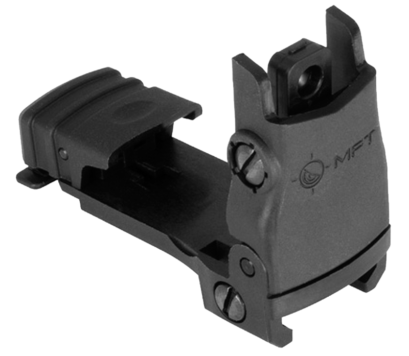 Mission First Tactical Flip Up, Mft Bupswr Folding Rear Poly Sght Bk