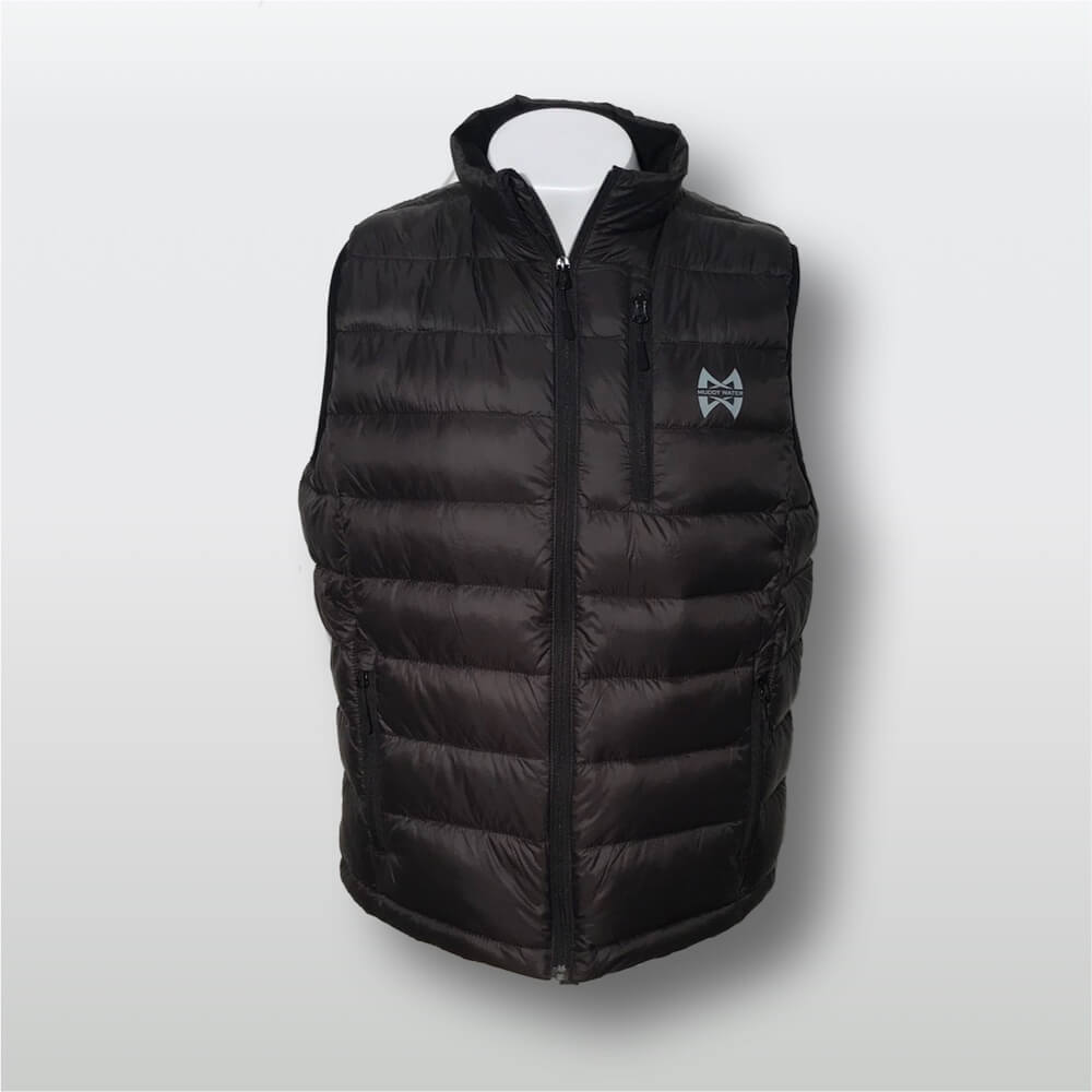 Muddy Water Tri-Zone Heated Down Vest - Black - vest-jacket-black, M
