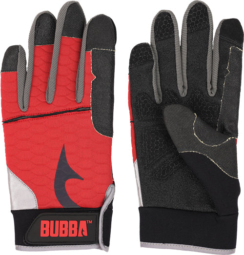 Bubba Blade Fillet Gloves - X-large W-red Non Slip Grip