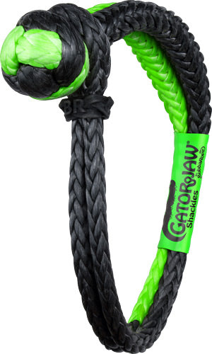 Bubba Rope Gator Jaw 3/8" - Synthetic Shackle Black/green