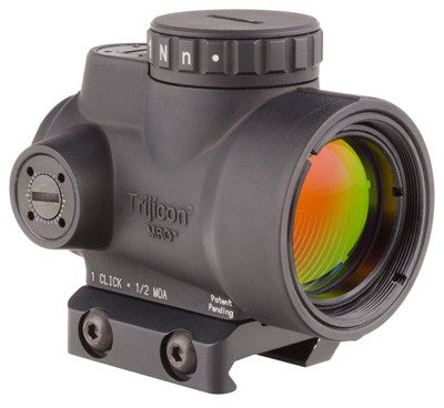 Trijicon Mro 1x25 Adj Red Dot - Sight 2.0 Moa W/low Mount