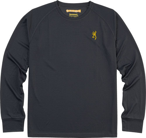 Browning Ls Tech Tee Carbon - Gray X-large