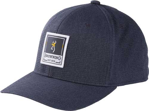 Browning Cap Mason Snapback - Square Patch Navy Osfm!