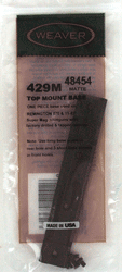 Weaver Base Top Mount #429m - 1-pc Aluminum Matte