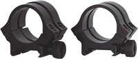 Weaver Rings Detachable Quad- - Lock 1" Medium Black .169"