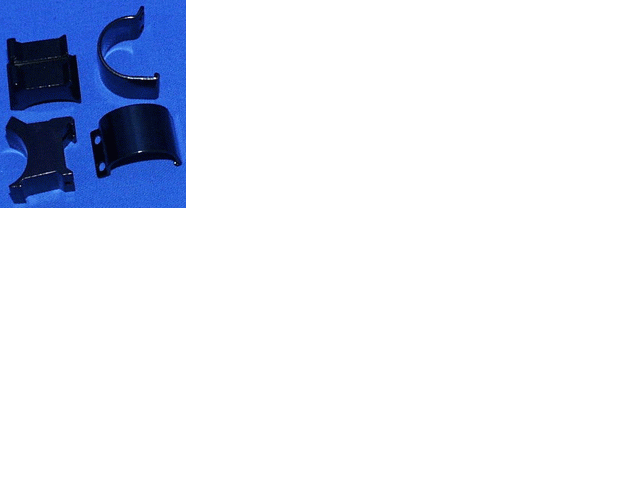 Weaver Rings Detachable Top - Mount 1" X-high Black .560"