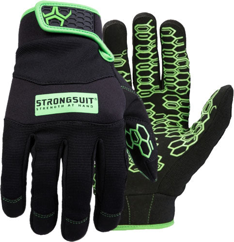 Strongsuit Grasper Gloves Blk - -green Medium Black Anti-slip