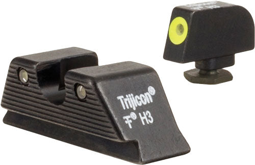 Trijicon Night Sight Set Hd Xr - Yellow Outline For Glock 17mos