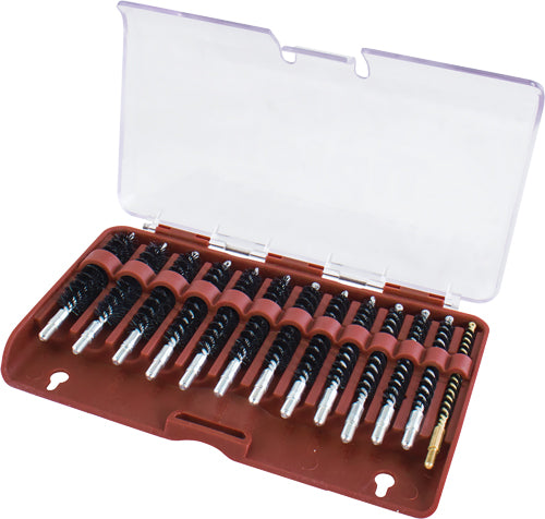 Tipton 13-piece Bronze Nylon - Bore Brush Set W/storage Case