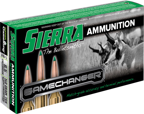 Sierra 6.5cm 140gr Gamechanger - 20rd 10bx/cs