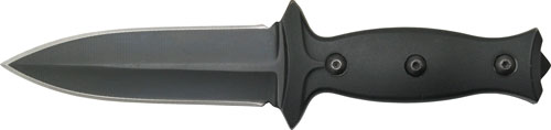 Abkt Elite Boot Knife 3.5" - Blade W/ Metal & Nylon Clips