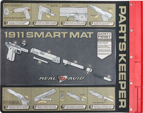 Real Avid Smart Mat 1911 W/ - Parts Keeper 19"x16" Neoprene