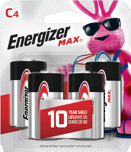 Energizer Max Batteries C - 4-pack
