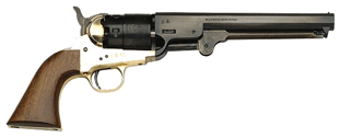 Traditions Bp Revolver 1851 - Navy .44 Cal 7.378" Brass/wal