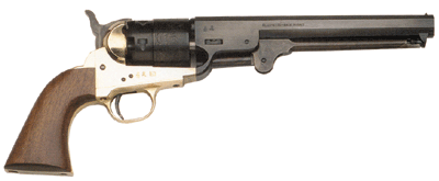 Traditions Bp Revolver 1851 - Navy .36 Cal 7.375" Brass/wal