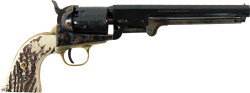 Traditions Bp Revolver Wild - Card .36 Cal 7.375" Cc/stag
