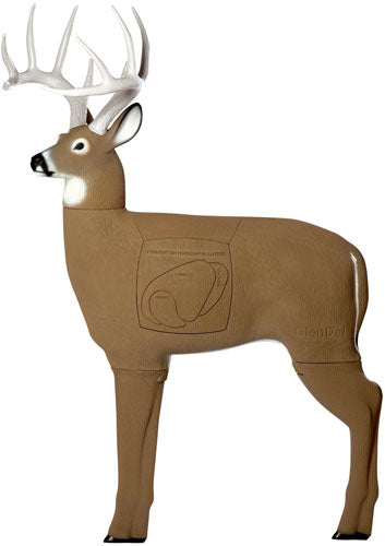 Glendel 3d Buck Target 48" W/4 - Sided Insert Broadhead Rated