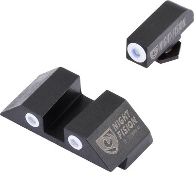 Night Fision Tritium White Dot - Square Rear For Glock 20/41